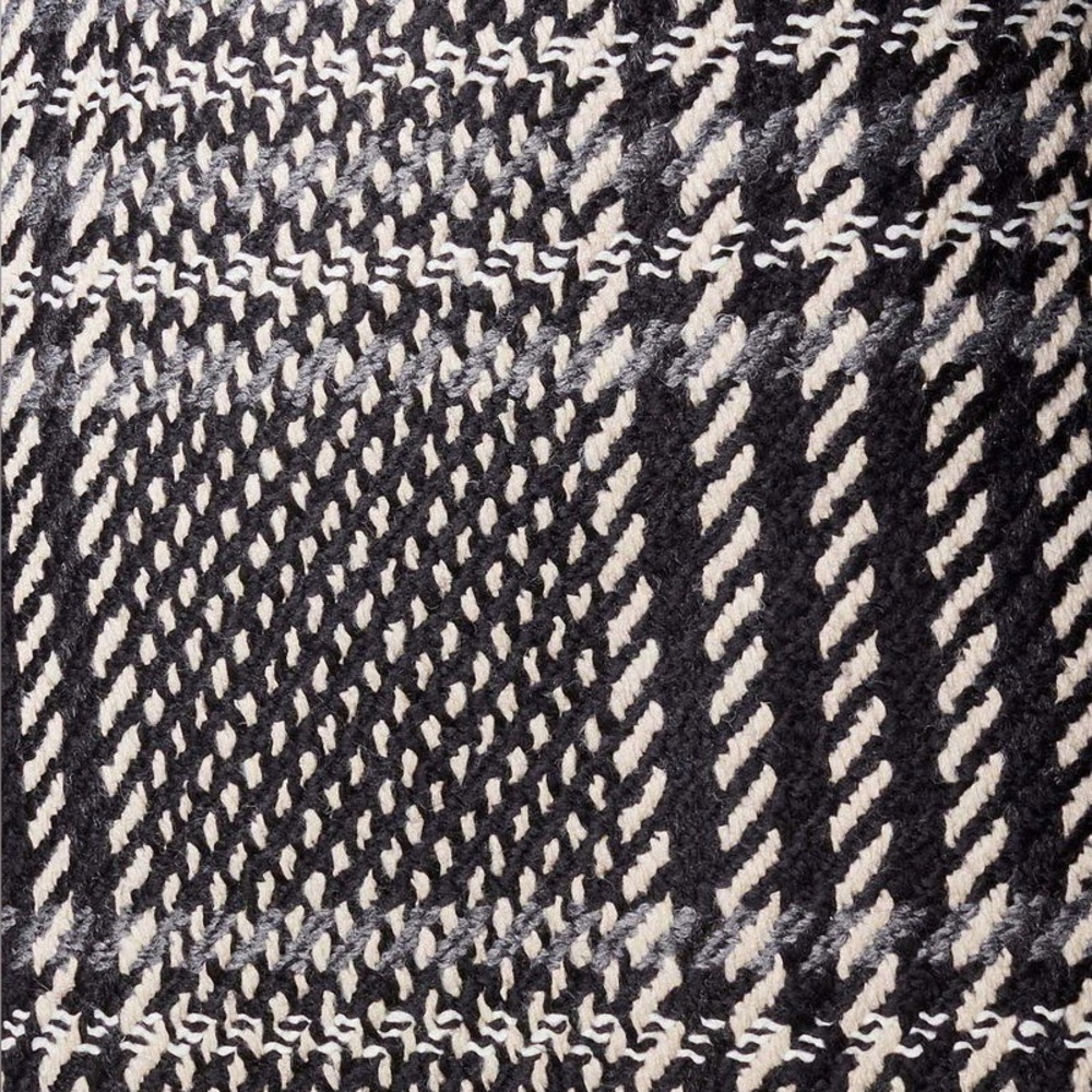Karen Millen Monochrome Plaid Mini Skirt Black & White Plaid Size 8 wool blend - Picture 14 of 17